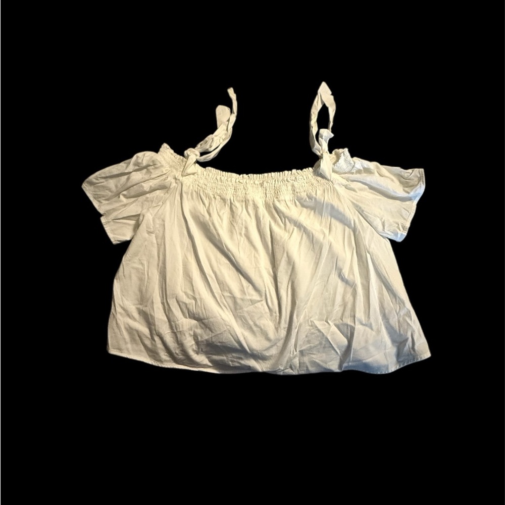White Off-Shoulder Blouse
